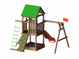 Деревянный городок Leda Домик (1-2), садовая мебель