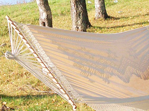 Гамак двухместный Lite Tulip белый для хобби и пикника