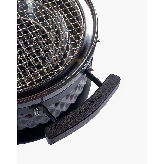 Настольный керамический гриль Diamond Egg Tabletop Grill Цвет: серый