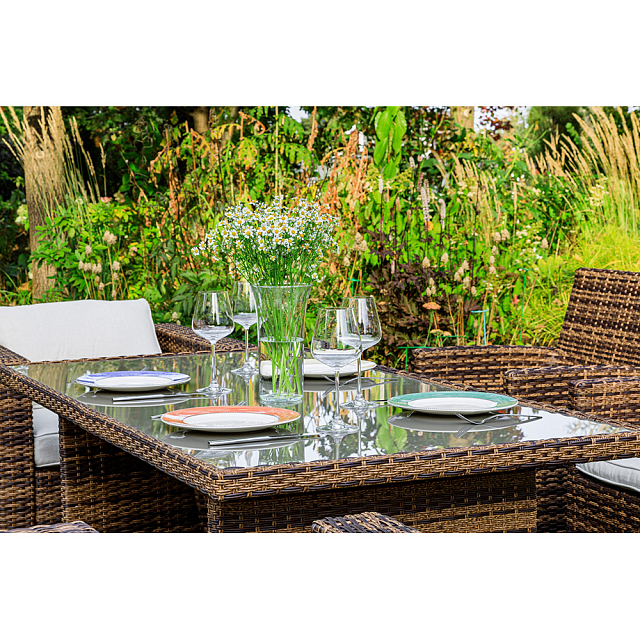 Обеденный комплект Lite Karl Plus Цвет: коричневый 