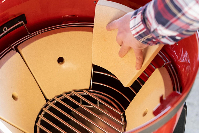 угольный гриль kamado joe kettle joe