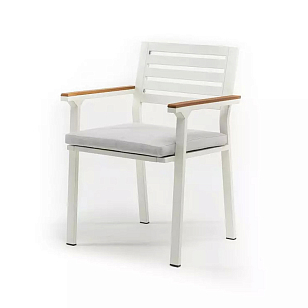 Стул Joygarden Concorde белый для дачи Стул Joygarden Concorde белый, садовая мебель