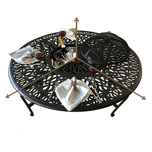 Стол с очагом и чашей Вишневый Садъ Классик D132, садовая мебель