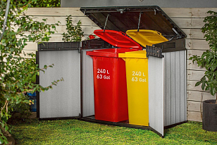 Уличная тумба Keter Elite Store 1150 л, садовая мебель