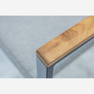 Обеденный комплект Lite Oscar со столешницей из тика, садовая мебель