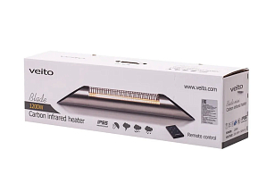 Уличный электрический обогреватель Veito Blade mini Black, уличное оборудование