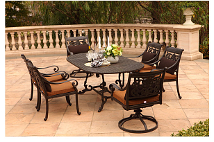 Обеденный стол Вишневый садъ Ажур Овал, садовая мебель