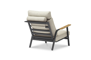 Лаунж зона Brafritid Malmo с 3-х местным диваном Цвет: антрацит/светло-серый, садовая мебель