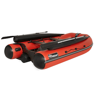 Лодка ПВХ Фрегат 310 FM красная для хобби и пикника