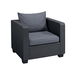 Кресло Keter Salta графит, садовая мебель