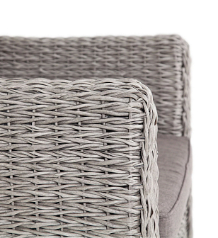 Кресло 4SIS Кальяри (гиацинт), цвет серый, садовая мебель