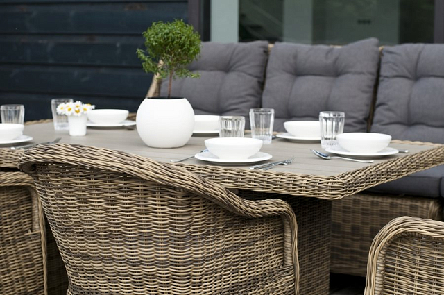 Стол 4SIS Бергамо Цвет: соломенный 