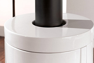 Печь дровяная La Nordica Fortuna Bifacciale Цвет: белый, товары для загородного дома