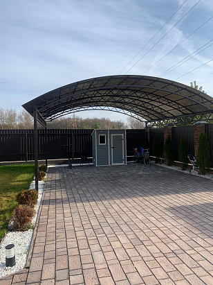 Пластиковый сарай Keter Manor Pent 6x4 для сада и загородного дома Пластиковый сарай Keter Manor Pent 6x4, уличное оборудование