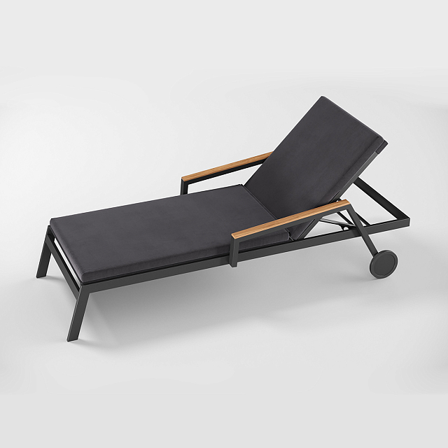 Шезлонг Gardenini Sogno S Карбон / Антрацит 
