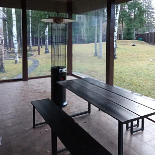 Уличный газовый обогреватель WWT 13D Pro Black, уличное оборудование