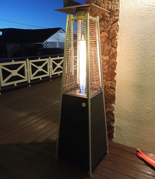 Уличный газовый обогреватель WWT 13I Black Mini, уличное оборудование