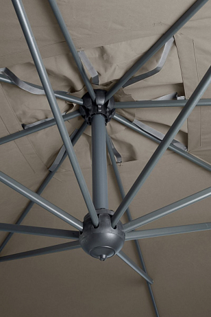 Зонт Scolaro профессиональный Galileo Maxi Dark, садовая мебель