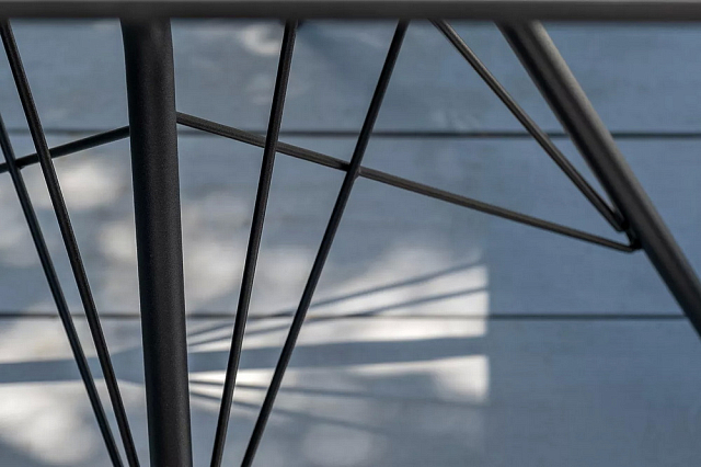 Интерьерный стол 4SIS Конте квадратный 63 Цвет: серый гранит 