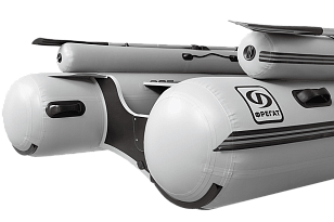 Лодка ПВХ Фрегат 350 F серая для хобби и пикника