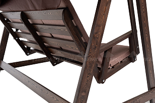 Качели Semka Floresta wenge лиственница, садовая мебель