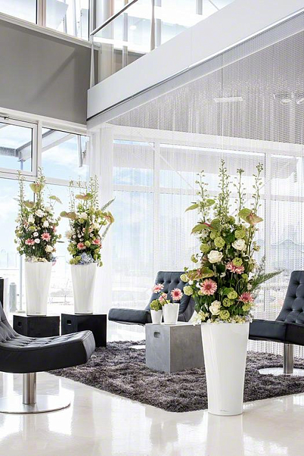 Кашпо с автополивом Lechuza Delta 30 Цвет: белый 