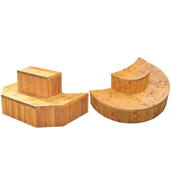 Подиум-ступени люкс из термодерева Baltresto 