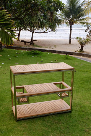 Столик сервировочный Brafritid Turin Trolley, садовая мебель