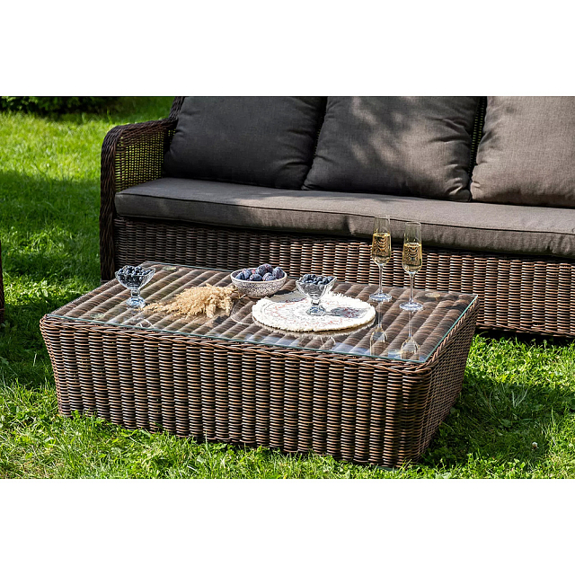 Лаунж зона 4SIS Гляссе, цвет коричневый 