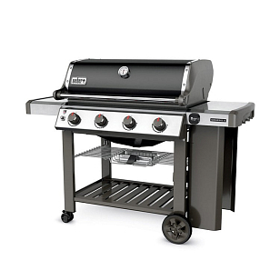 гриль газовый weber genesis ii e-410 gbs, черный