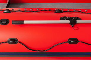 Лодка ПВХ Фрегат 480 FM Light Jet красная для хобби и пикника