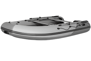 Лодка ПВХ Фрегат 430 С серая для хобби и пикника