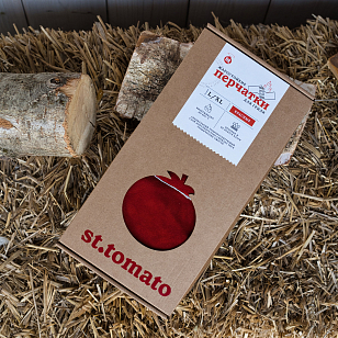 Перчатки жаростойкие St.Tomato красные