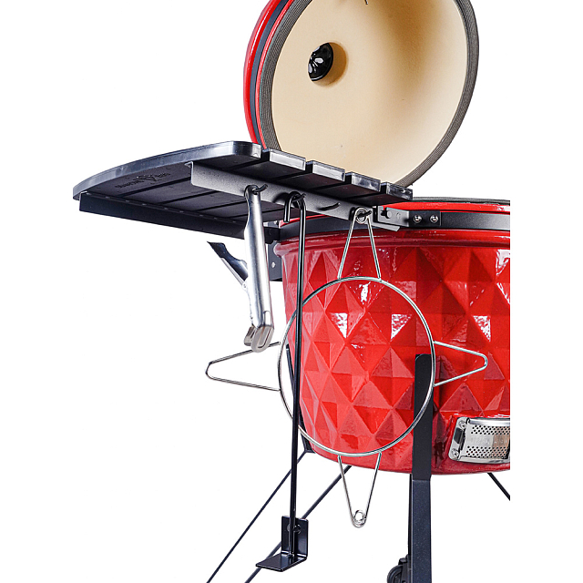 гриль керамический diamond egg xl pro цвет: красный