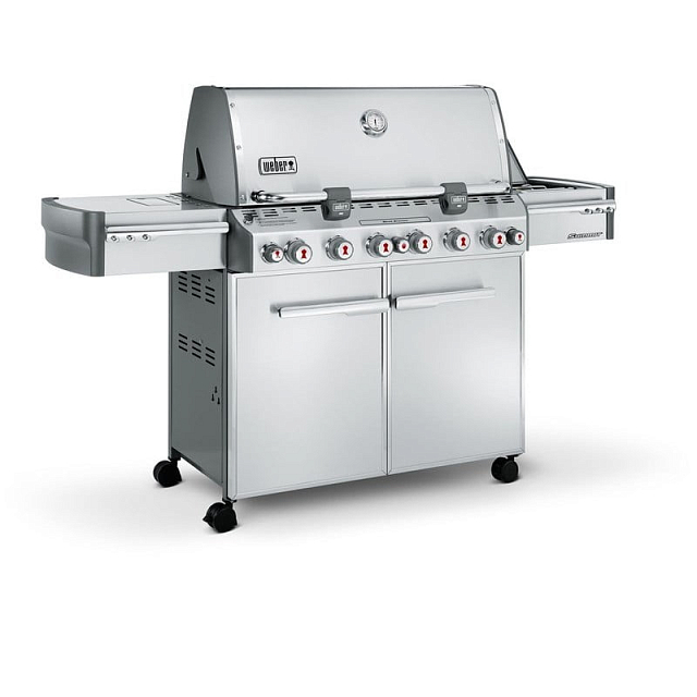 гриль газовый weber summit s-670 gbs, нерж.сталь