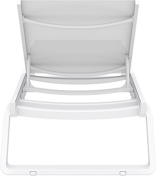 Шезлонг-лежак Siesta Contract Tropic Цвет: белый, садовая мебель