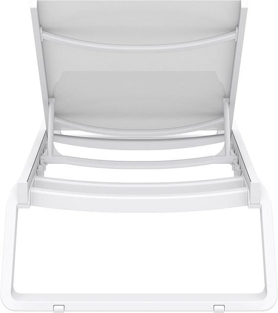 Шезлонг-лежак Siesta Contract Tropic Цвет: белый 