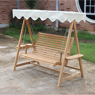 Качели из тика Lite Moline, садовая мебель