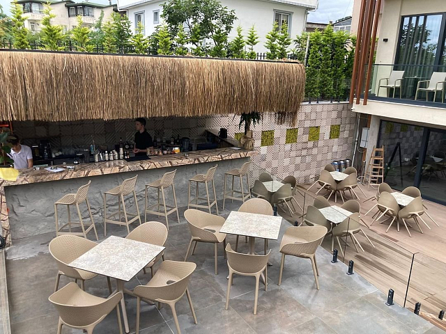 Стул барный Siesta Contract Air Bar 75 Цвет: бежевый 