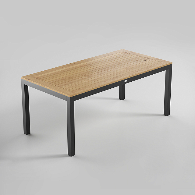 Стол Gardenini Premium Bella 180 Карбон 