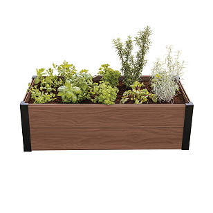 Кашпо-грядка Keter Maple House Цвет: коричневый, уличное оборудование