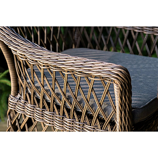 Обеденная группа 4SIS Сицилия, цвет коричневый, садовая мебель