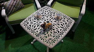 Приставной стол Вишневый Садъ Классик Белый, садовая мебель