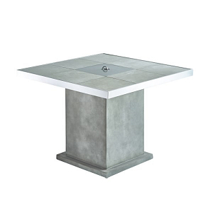 Уличный газовый стол камин Clifton Dinning Table Grey (без столешницы) для сада и загородного дома Уличный газовый стол камин Clifton Dinning Table Grey (без столешницы), уличное оборудование