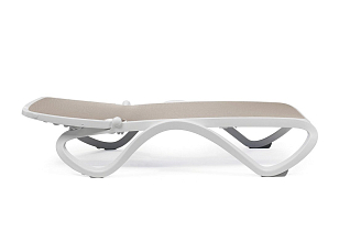 Шезлонг-лежак Nardi Omega Цвет: тортора для дачи Шезлонг-лежак Nardi Omega Цвет: тортора, садовая мебель