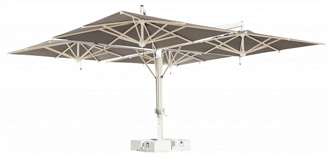 Зонт четырехкупольный для кафе Milano Poker 7070MPO 