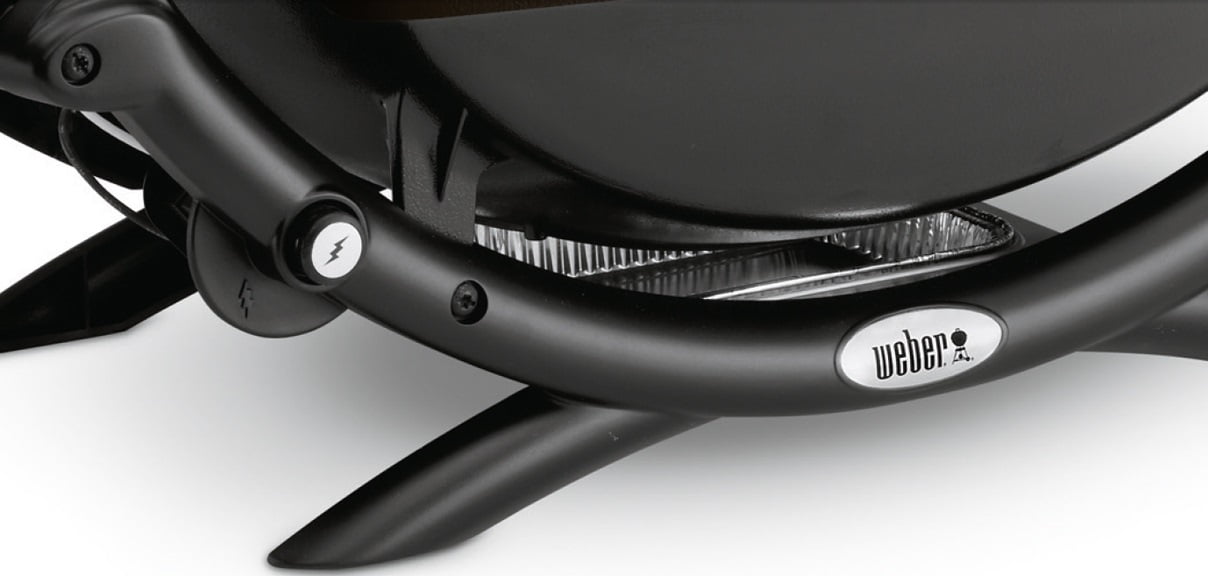 гриль газовый weber q 2200 black line, черный