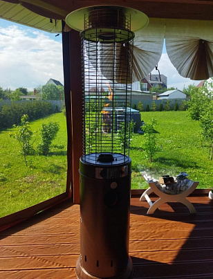Уличный газовый обогреватель WWT 13D Pro Brown mini, уличное оборудование