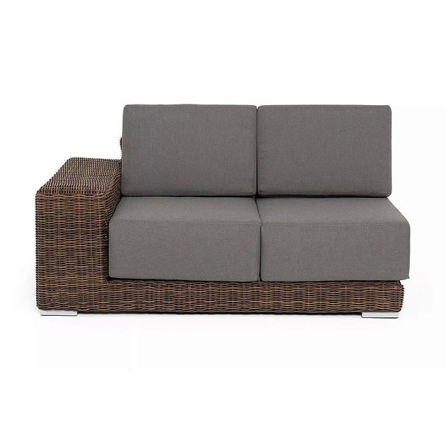 Модуль диванный правый 4SIS Капри, цвет коричневый 