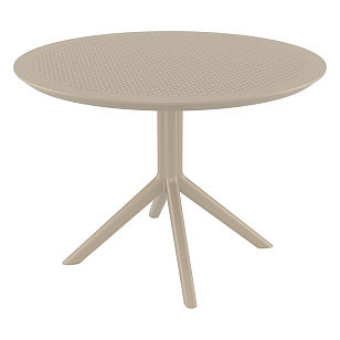 Стол Siesta Contract Sky Ø105 Цвет: бежевый, садовая мебель